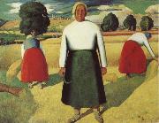 Kasimir Malevich Reapers oil painting artist